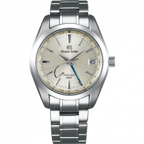 Grand Seiko Spring Drive GMT Stainless Steel Silver Bracelet