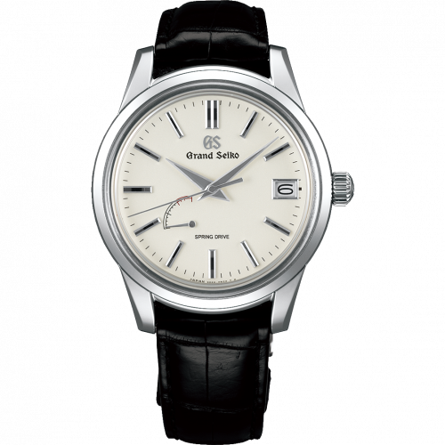 Grand Seiko Spring Drive Stainless Steel White Strap