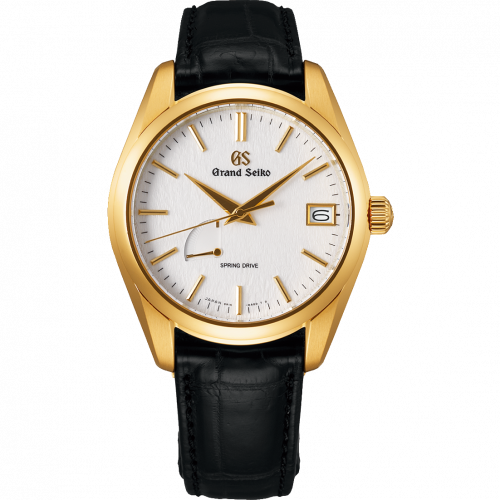 Grand Seiko Spring Drive Yellow Gold Snowflake Strap