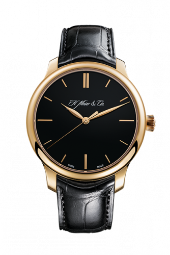 H. Moser & Cie Endeavour Centre Seconds, Rose Gold, Black Dial