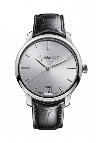H. Moser & Cie Endeavour Big Date, White Gold, Rhodié Dial