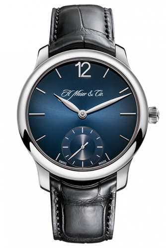 H. Moser & Cie Endeavour Small Seconds, Palladium, Blue Fumé Dial