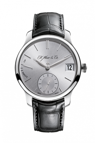 H. Moser & Cie Endeavour Perpetual Calendar, White Gold, Argenté Dial