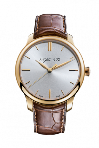 H. Moser & Cie Endeavour Centre Seconds, Rose Gold, Argenté Dial
