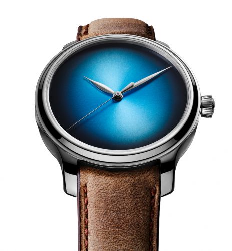 H. Moser & Cie Endeavour Centre Seconds Funky Blue, White Gold