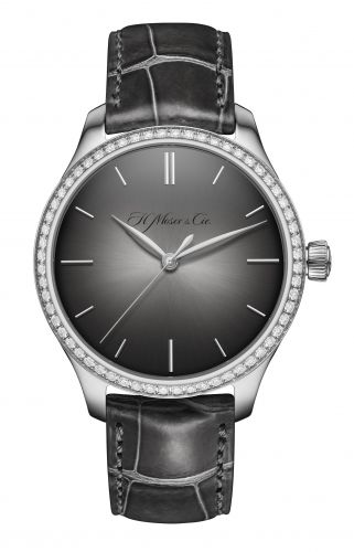 H. Moser & Cie Endeavour Centre Seconds Stainless Steel Diamond Bucherer Blue Edition