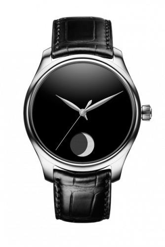 H. Moser & Cie Endeavour Perpetual Moon Stainless Steel Vantablack Concept