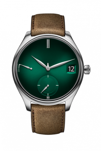 H. Moser & Cie Endeavour Perpetual Calendar White Gold Cosmic Green Purity