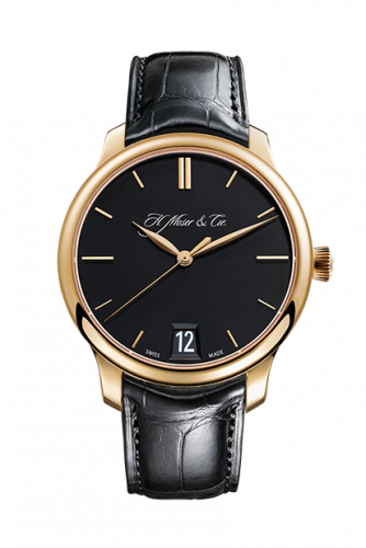 H. Moser & Cie Endeavour Big Date, Rose Gold, Black Dial