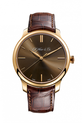 H. Moser & Cie Endeavour Centre Seconds, Rose Gold, Marrone Dial