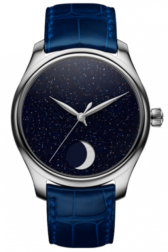 H. Moser & Cie Endeavour Perpetual Moon Stainless Steel Aventurine Concept