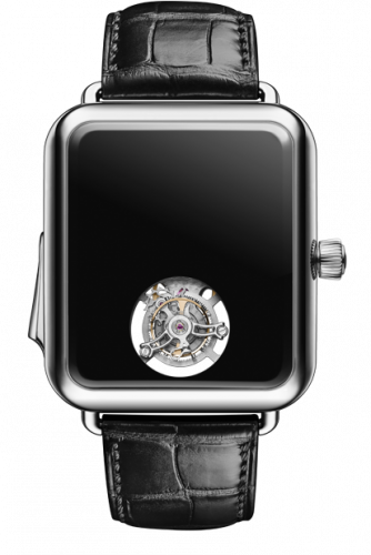 H. Moser & Cie Swiss Alp Watch Minute Repeater Tourbillon Platinum Concept Black