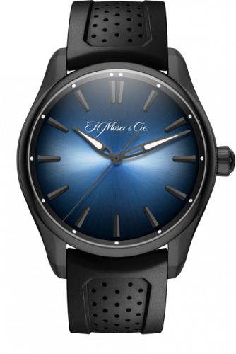 H. Moser & Cie Pioneer Centre Seconds DLC Funky Blue