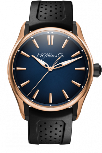 H. Moser & Cie Pioneer Centre Seconds Red Gold Midnight Blue