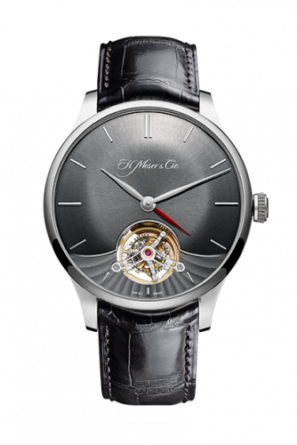 H. Moser & Cie Venturer Tourbillon Dual Time, White Gold, Ardoise Dial