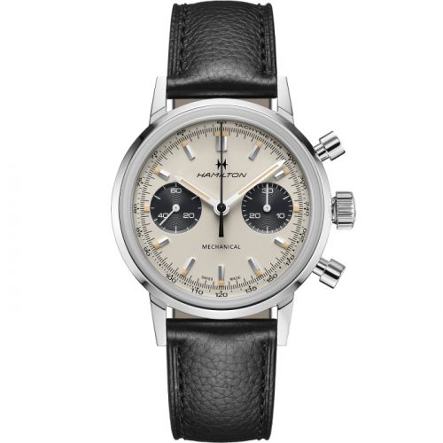 Hamilton Intra-Matic Chronograph H Stainless Steel White