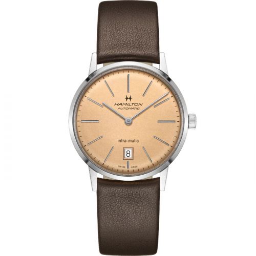 Hamilton Intra-Matic 38 Stainless Steel Champagne