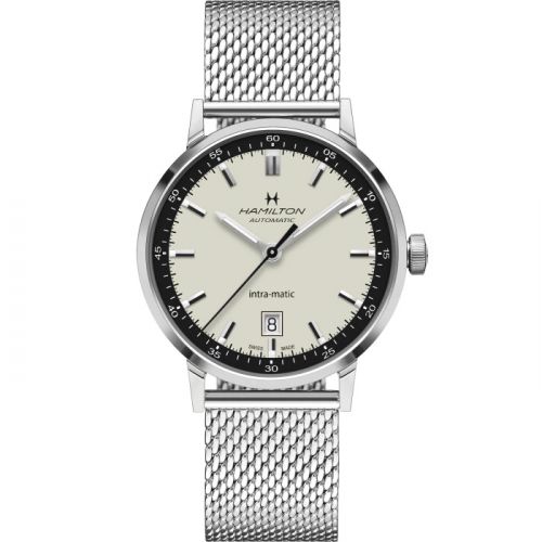 Hamilton Intra-Matic 40 Stainless Steel Silver Mesh