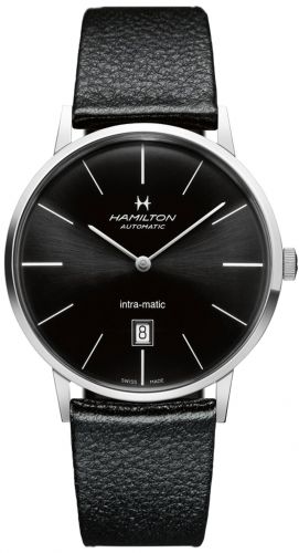 Hamilton Intra-Matic 42 Stainless Steel Black Strap