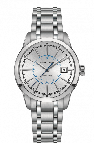 Hamilton Railroad Automatic Steel Silver Bracelet
