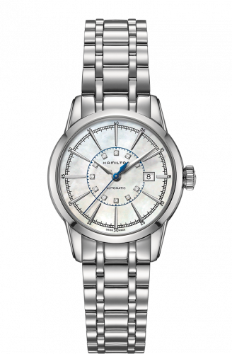 Hamilton Railroad Lady Automatic Steel MOP Bracelet