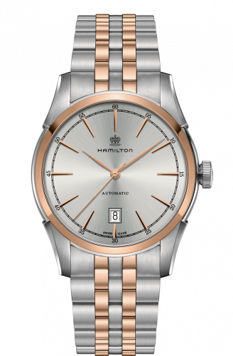 Hamilton American Classic Spirit Of Liberty Automatic Two Tone Silver Bracelet