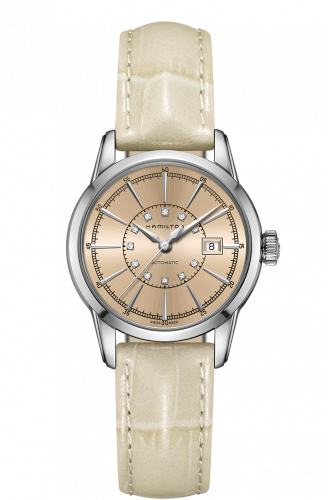 Hamilton Railroad Lady Automatic Steel Champagne