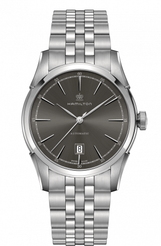 Hamilton American Classic Spirit Of Liberty Automatic Steel Grey Bracelet