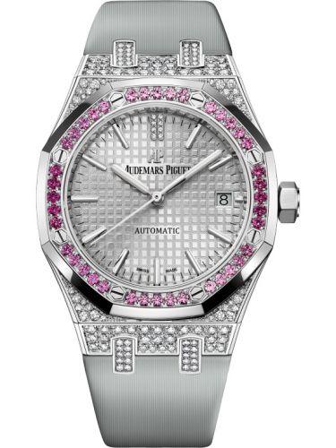Audemars Piguet Royal Oak Selfwinding 37 White Gold Sapphire Silver