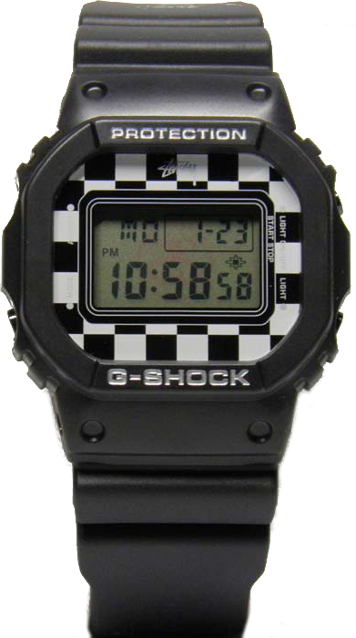 Casio G-Shock DW-5600-Stussy-Checker
