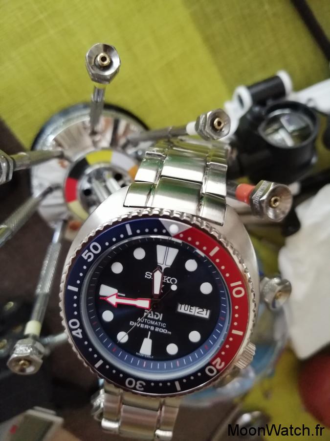 seiko padi turtle cadran