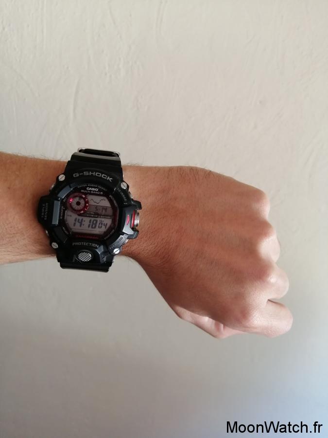 casio rangeman wristshot