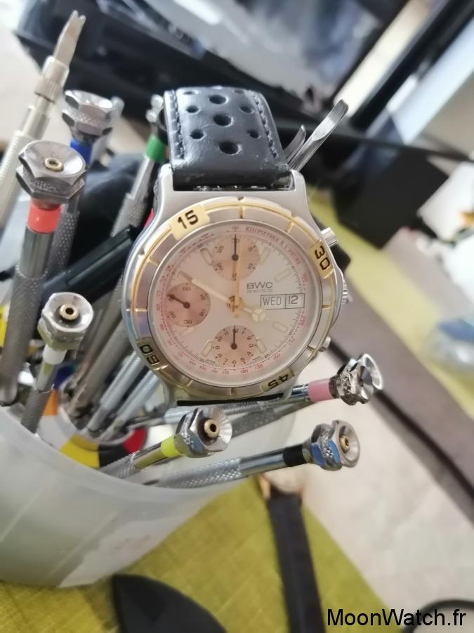 swiss made bwc chronographe