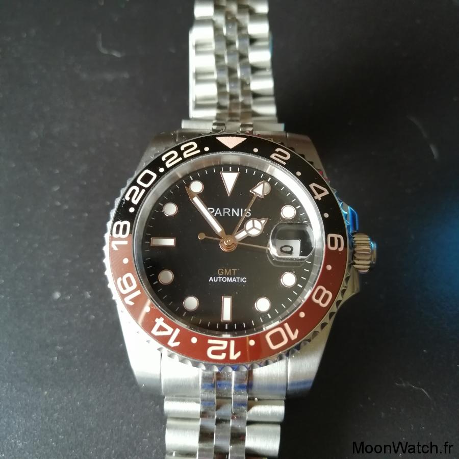 parnis gmt automatic