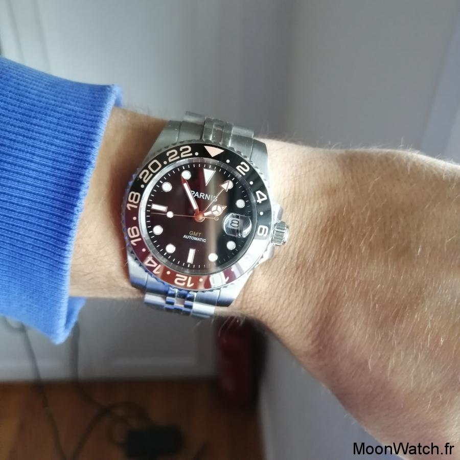 wristshot parnis gmt rootbeer