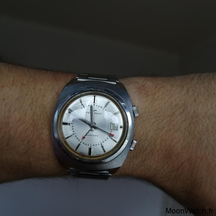 wristshot technos alarm date