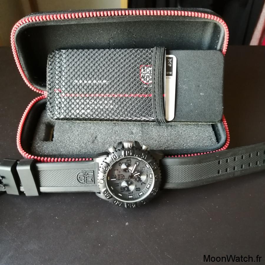 packaging luminox chronographe