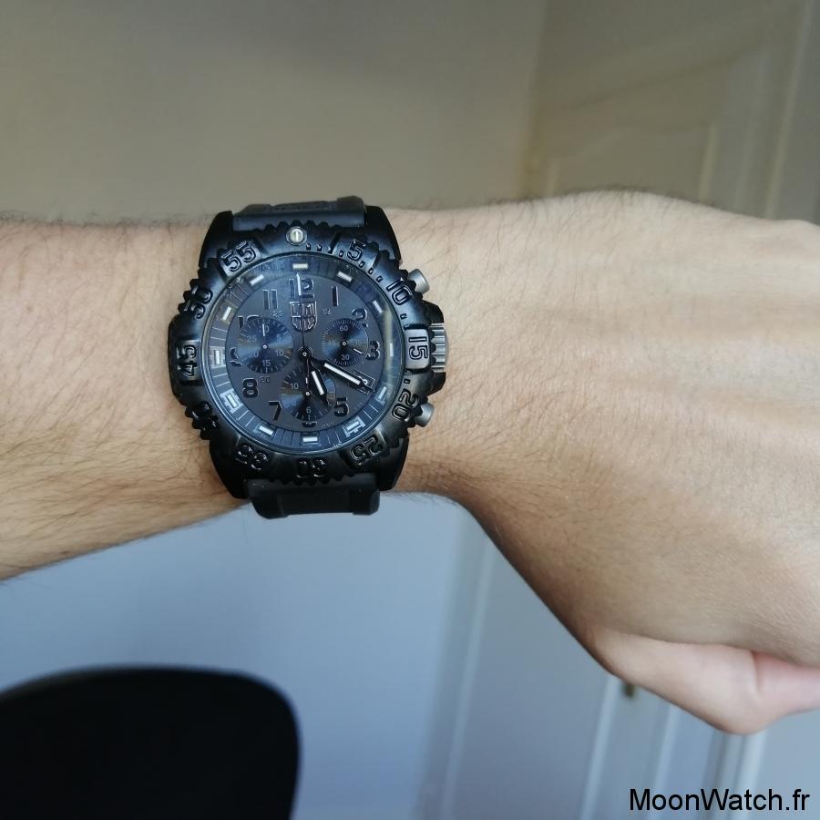 wristshot luminox chronographe navy seal