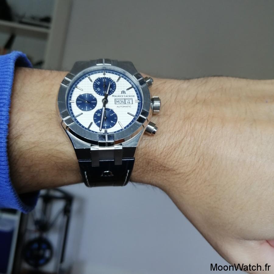 wristshot maurice lacroix chronographe