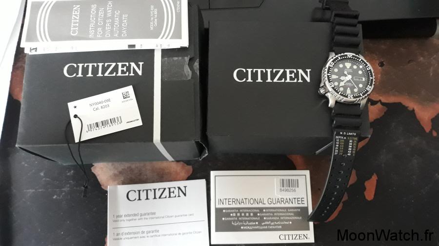 packaging citizen promaster NY0040