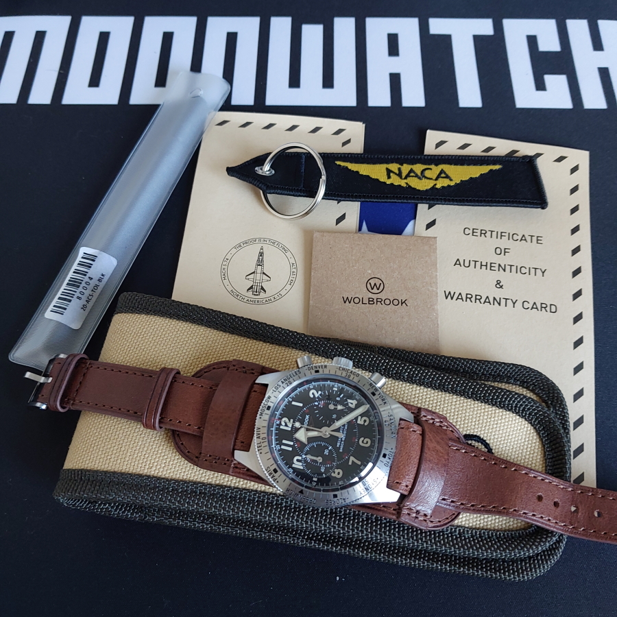 packaging wolbrook skindiver chronographe