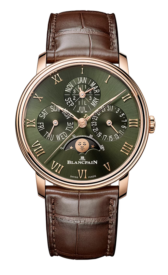 blancpain villeret quantieme perpetuel vert 1