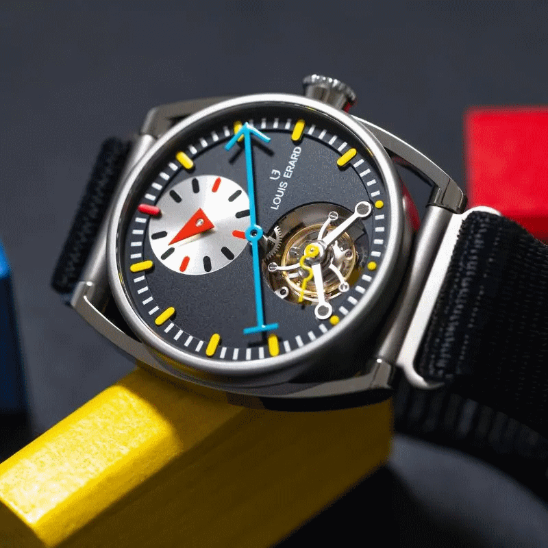 Le Régulateur Tourbillon Louis Erard x Alain Silberstein Black 2
