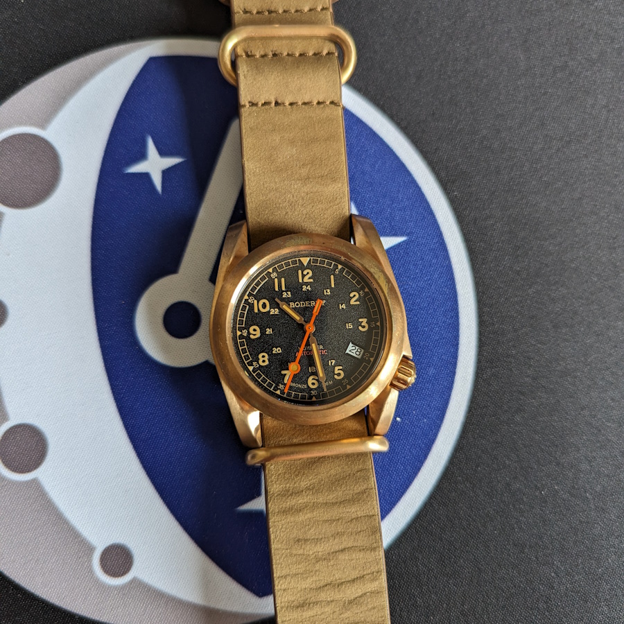 boderry voyager bronze automatic