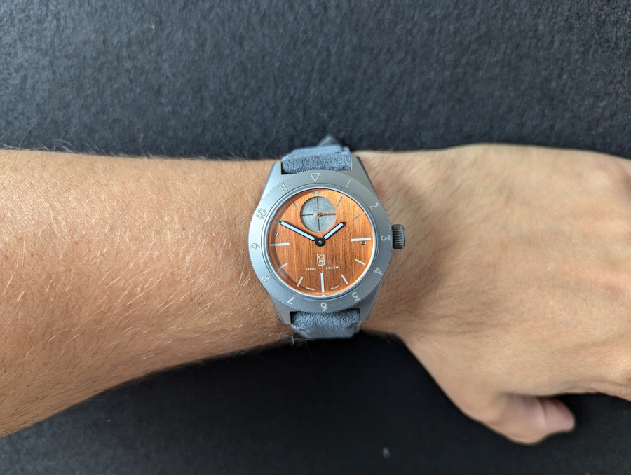 wristshot cedric bellon cb01 titane