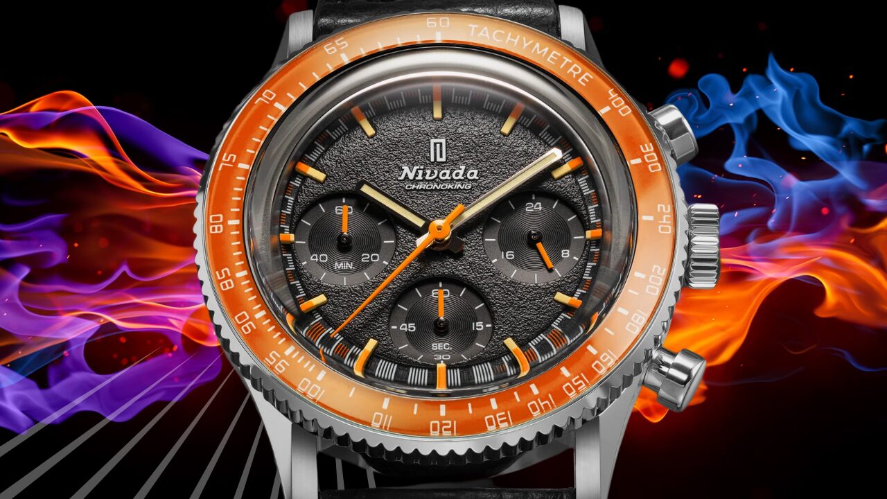 Montre Chronographe Nivada Pour Homme - Modèle Vintage Occasion, Fonction Chronographe