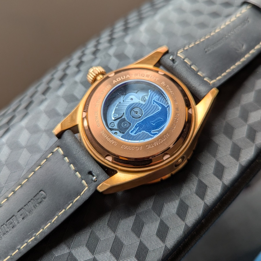caseback Aquatrident Helmsman Bronze