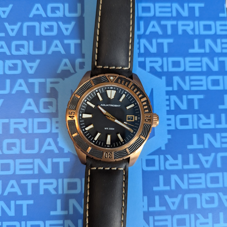 diver Aquatrident Helmsman Bronze
