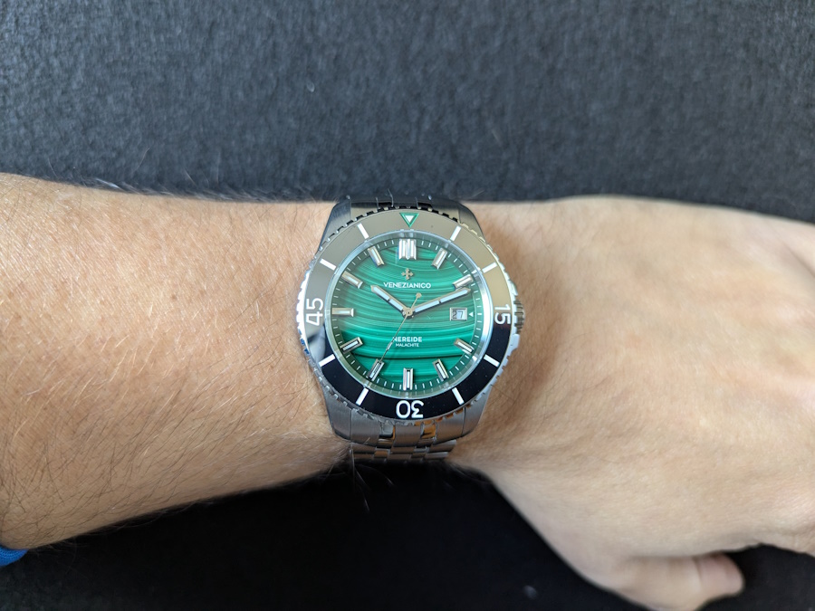 wristshot venezianico nereide malachite