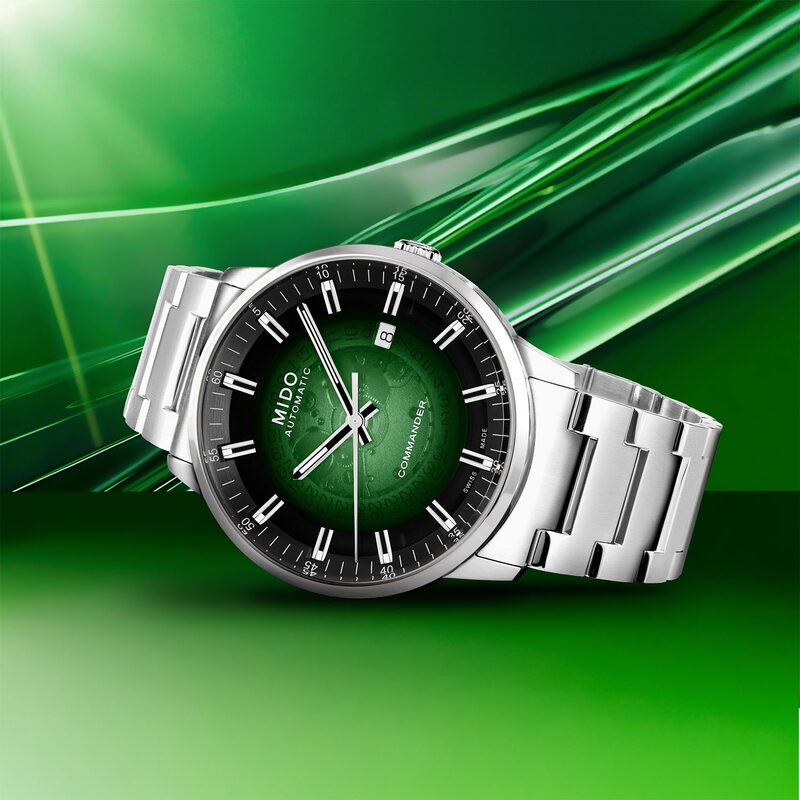 mido commander green 2